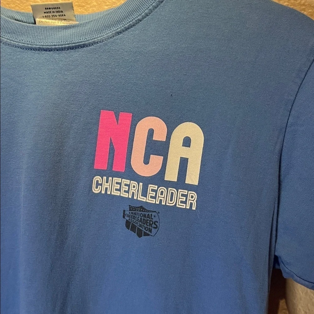 Varsity NCA Cheerleader T Shirt Size Youth Large